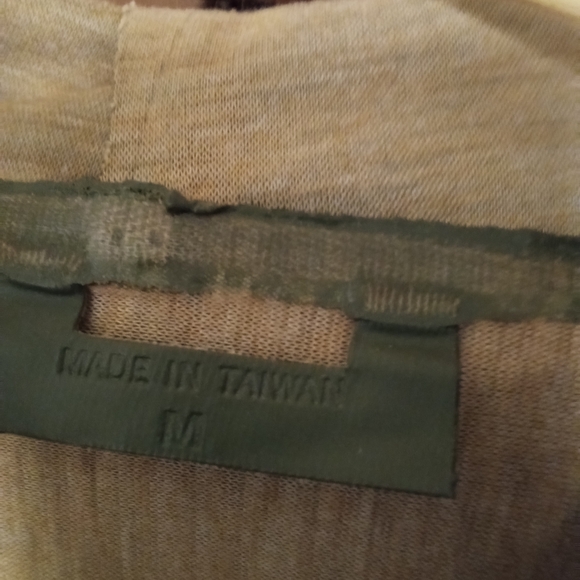 Women's Olive Green Hooded Raincoat Jacket - Picture 4 of 4